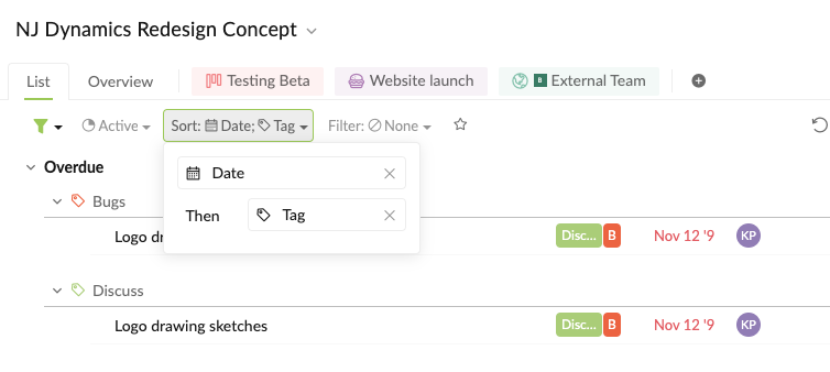 Dynamic Sorting