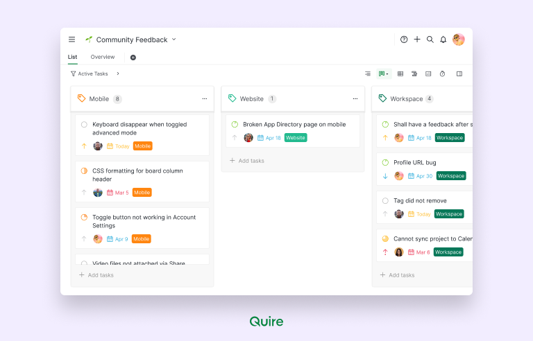 Portfolio Kanban Charts