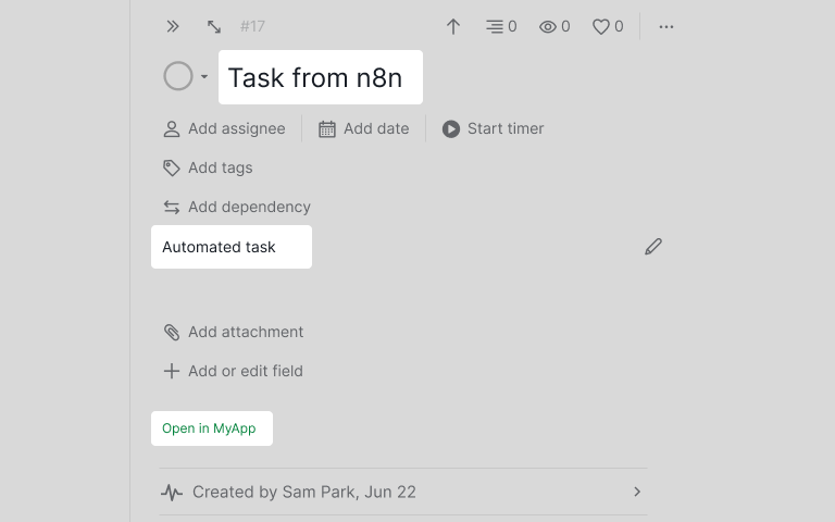 Quire API integration