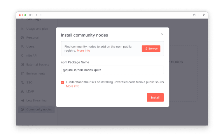 Quire n8n integration