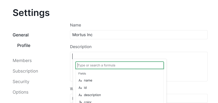 add formulas in task descriptions