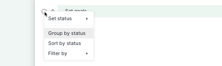 right-click to group