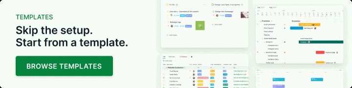 Browse Quire's ready-made project templates and skip the setup