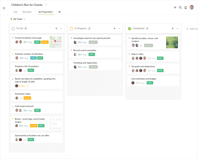 work management software with Kanban Board