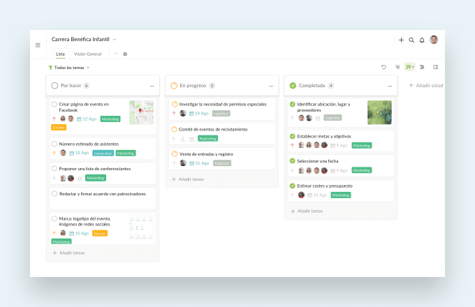 project management software with Kanban board