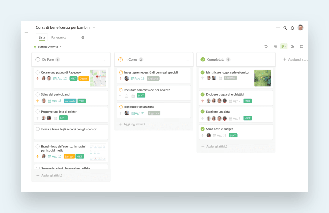 project management software with Kanban board