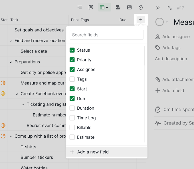 Add a field in Table View custom_fields_view