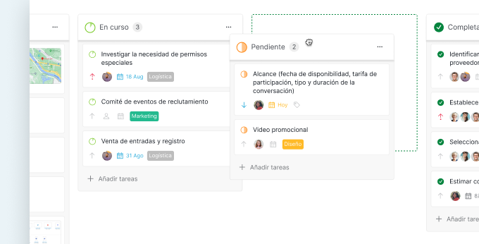 Kanban Board Reposition