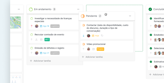Kanban Board Reposition