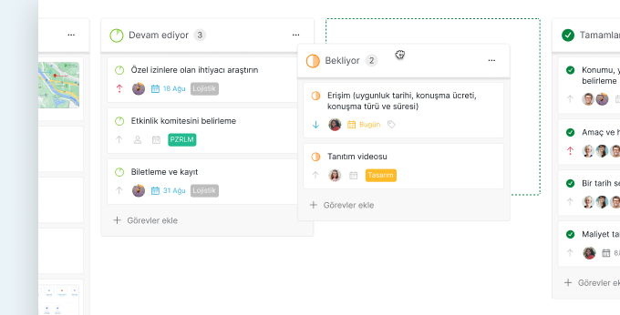 Kanban Board Reposition
